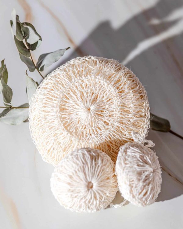 natural exfoliating sponge