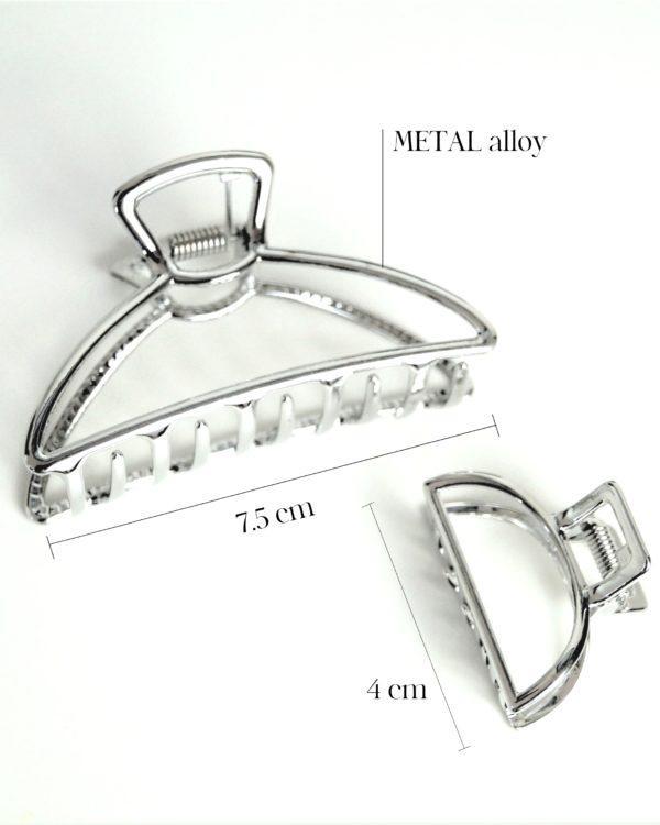 Sleek, strong, and 100% plastic-free — minimalist metal claw claw is your go-to for effortless style, without the waste.