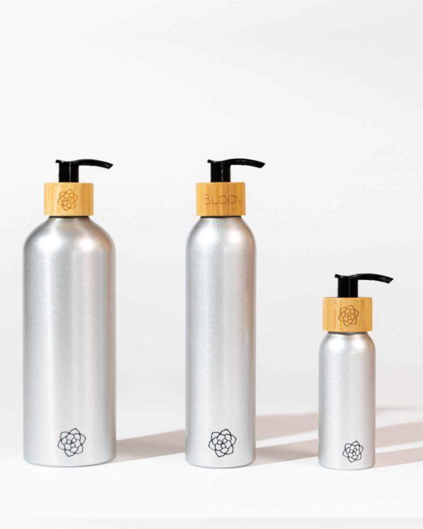 Silver BLOOM bottles