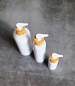 Minimalist bathroom dispenser white