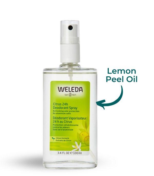 Weleda organic deo spray citrus