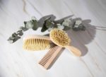 wooden hair brush