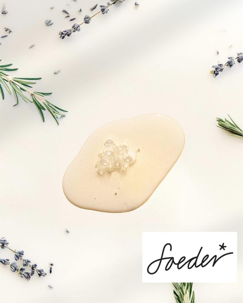 Natural soap for hands & body with organic oils, Swiss honey, and wheat protein. Hydrates, protects, and cleanses with a refreshing herbal fragrance.