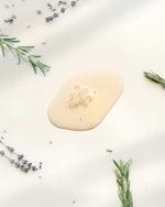 Natural soap for hands & body with organic oils, Swiss honey, and wheat protein. Hydrates, protects, and cleanses with a refreshing herbal fragrance.