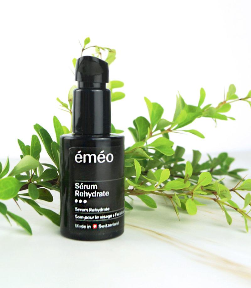 A bottle of BLOOM hydrating serum epitomizing natural skincare.