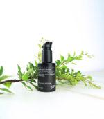 A bottle of BLOOM hydrating serum epitomizing natural skincare.