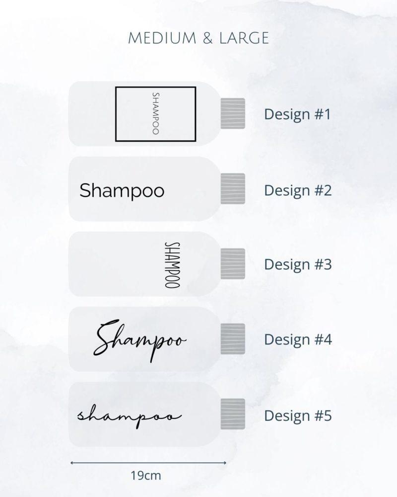 vinyl decals design for personalized personal care products.