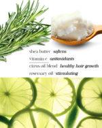 All natural conditioner that nourishes and softens, leaving hair smooth, refreshed, and naturally radiant. Ideal for daily use or as leave-on hair mask.