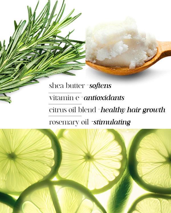 All natural conditioner that nourishes and softens, leaving hair smooth, refreshed, and naturally radiant. Ideal for daily use or as leave-on hair mask.
